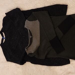 Divided And AGB Black and Gray Sweater Set OF 2